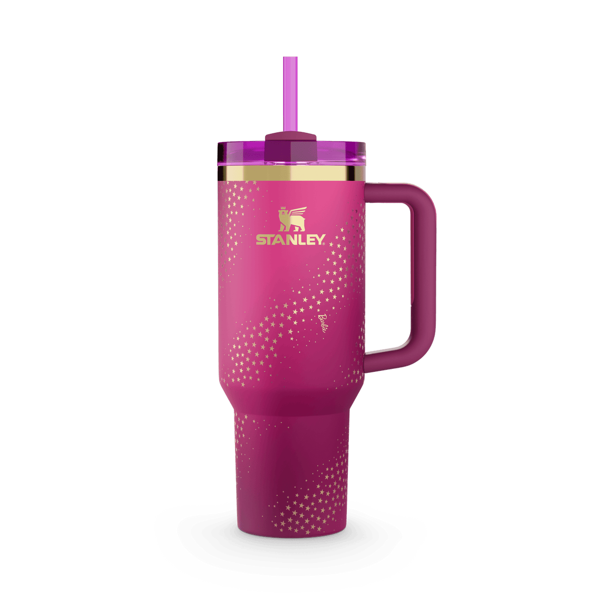 Stanley x Barbie Sparkling Star Tumbler with Handle - front view