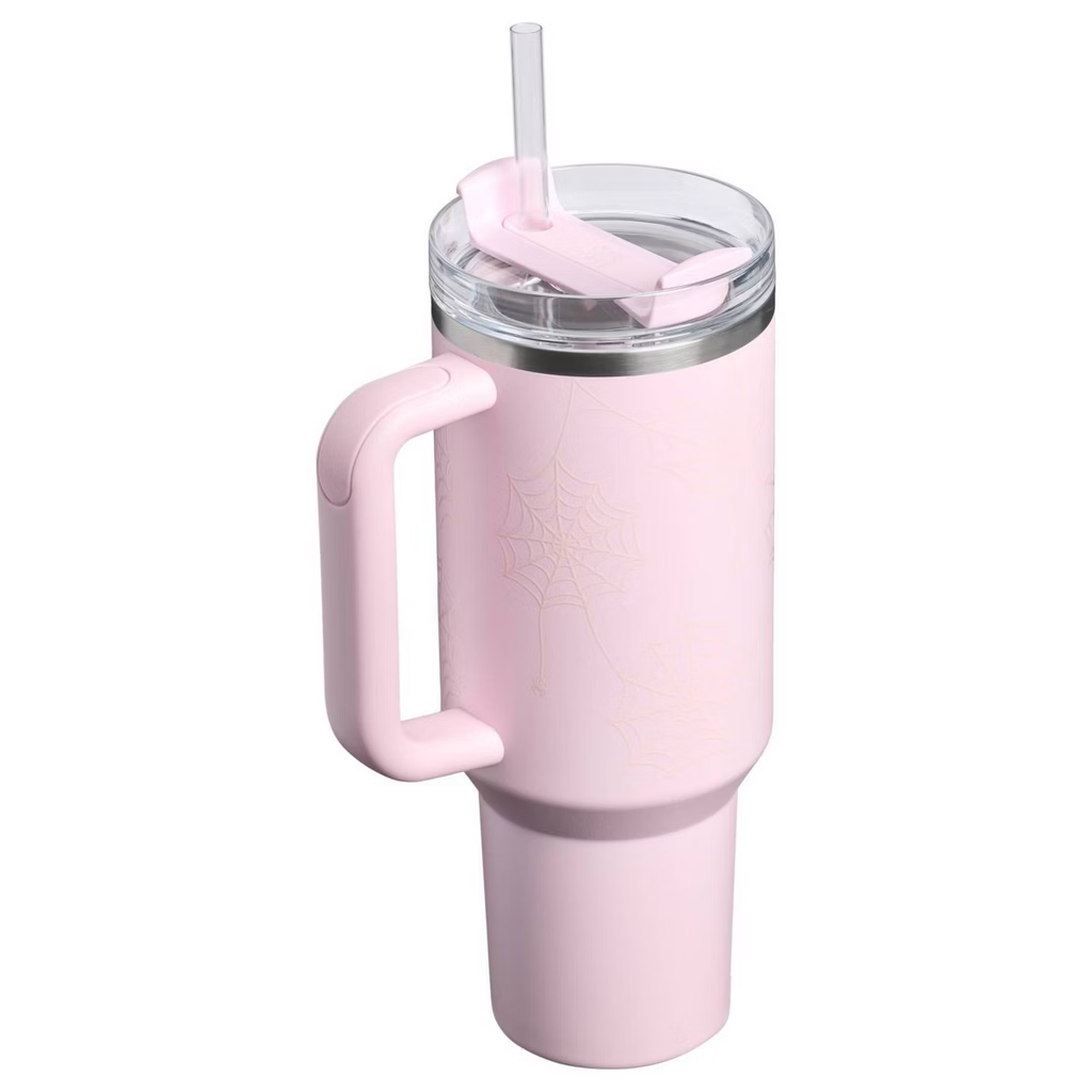 Pink Halloween Spiderweb STANLEY Tumbler
