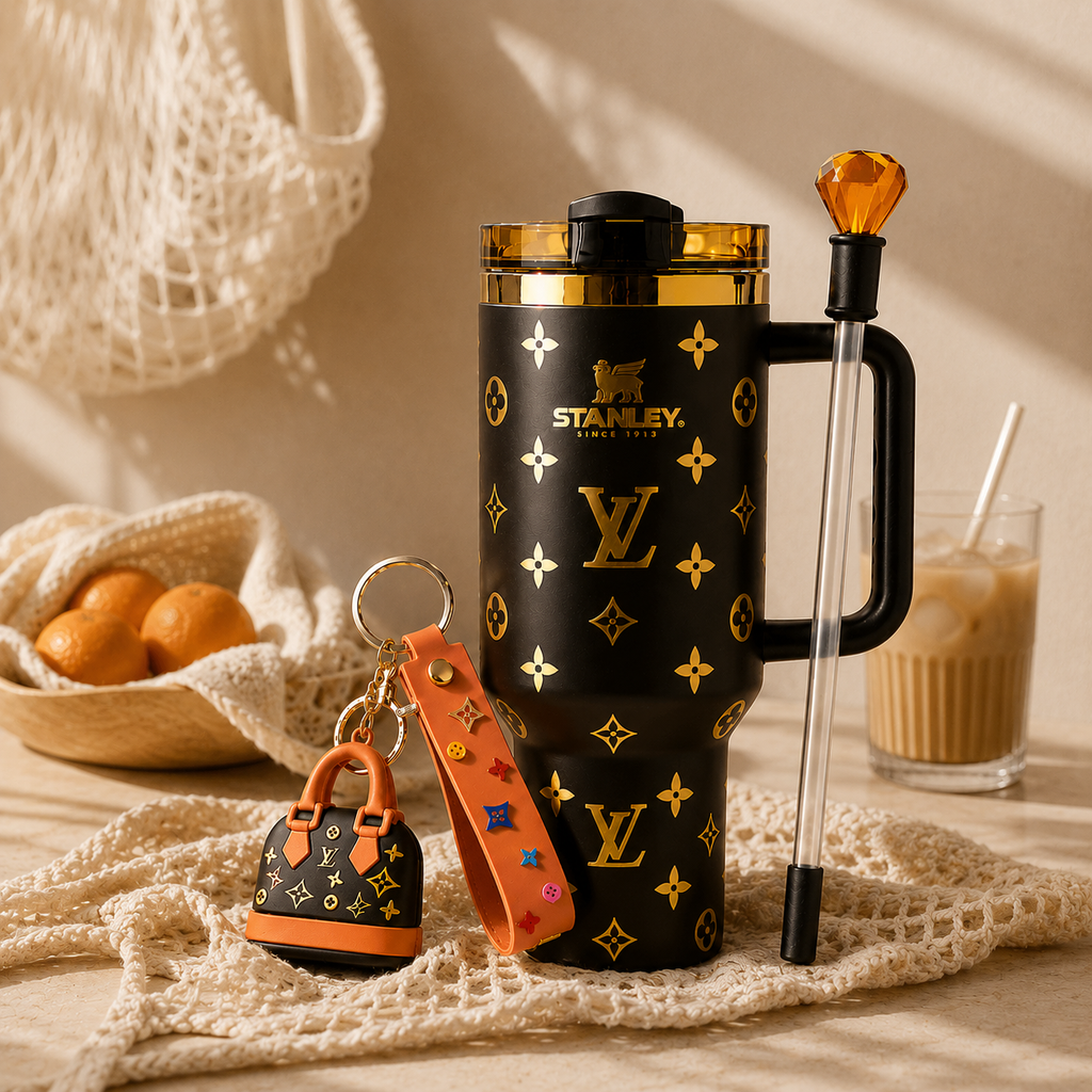 Stanley Luxury Monogram 40oz Insulated Tumbler Gift Set