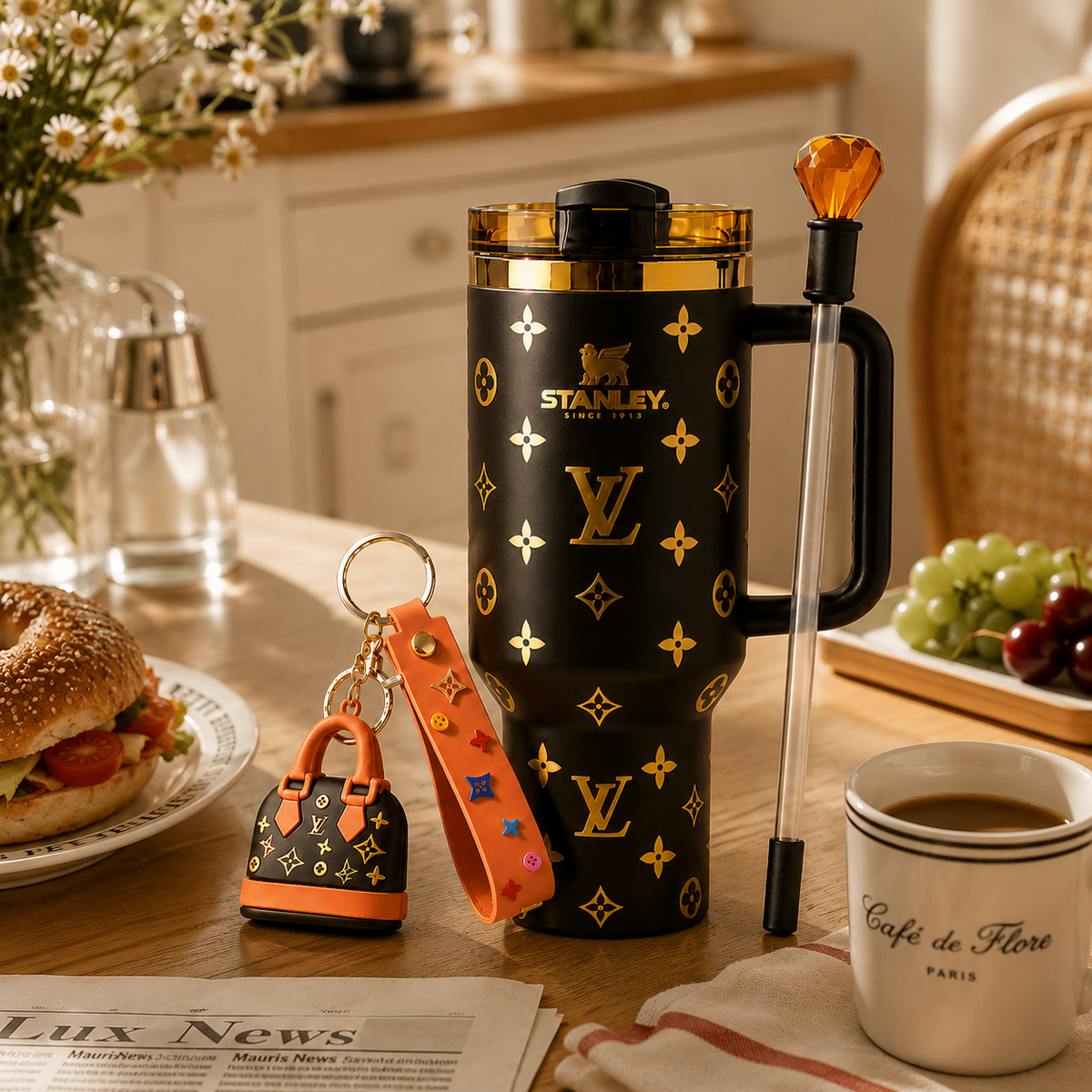 Stanley Luxury Monogram 40oz Insulated Tumbler Gift Set