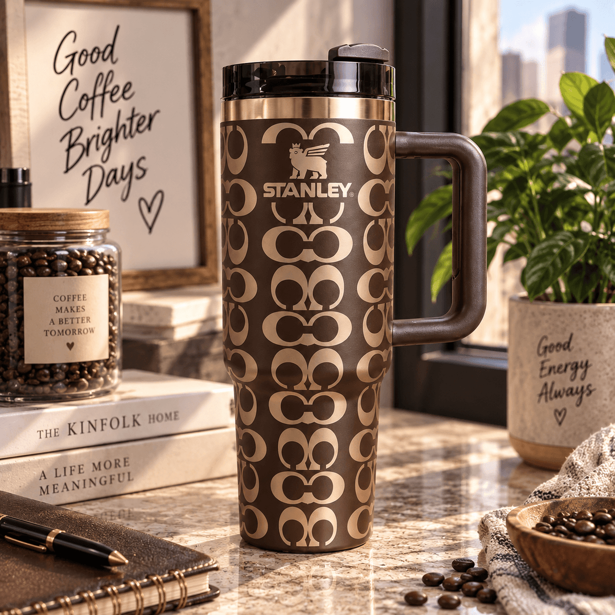 Mocha Signature STANLEY Tumbler