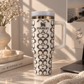Ivory Monogram Tumbler