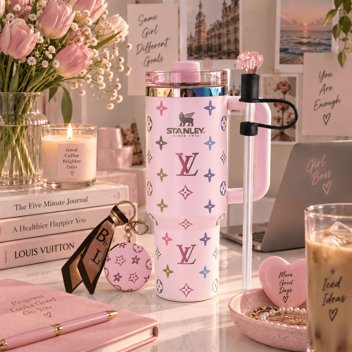 Blush Pink Statement Tumbler