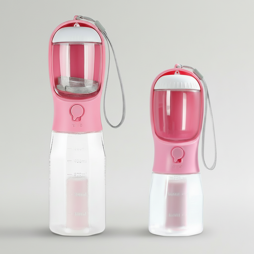 Dog Travel Bottle - dog drinking on walk | UMFA