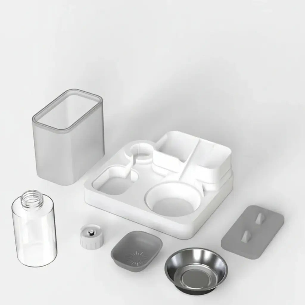Gravity Pet Feeder - water dispenser side | UMFA