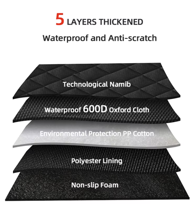 Dog Car Seat Cover - seatbelt openings for passengers | UMFA