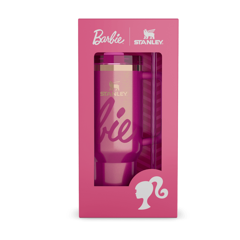 Stanley x Barbie Icon Pink Metallic Tumbler 40oz - lid detail