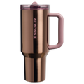 Stanley Quencher ProTour Flip Straw Tumbler 1.18L, Polished Rose Gold - front view