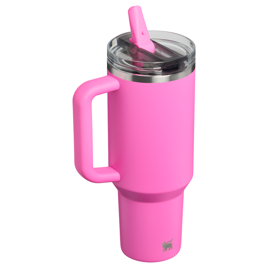 Stanley Quencher ProTour Flip Straw Tumbler 1.18L, Hot Pink - back view
