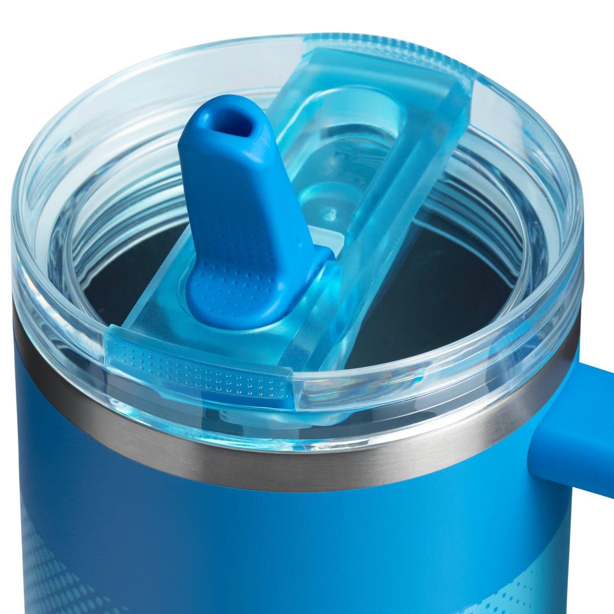 Stanley Quencher ProTour Flip Straw Tumbler 1.18L, Azure Fade - lid detail