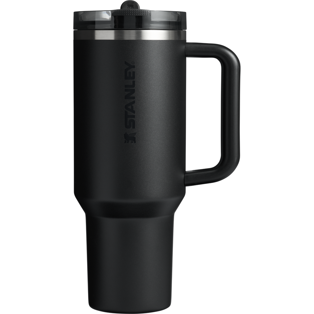 Stanley Quencher ProTour Flip Straw Tumbler 1.18L, Black 2.0 - front view