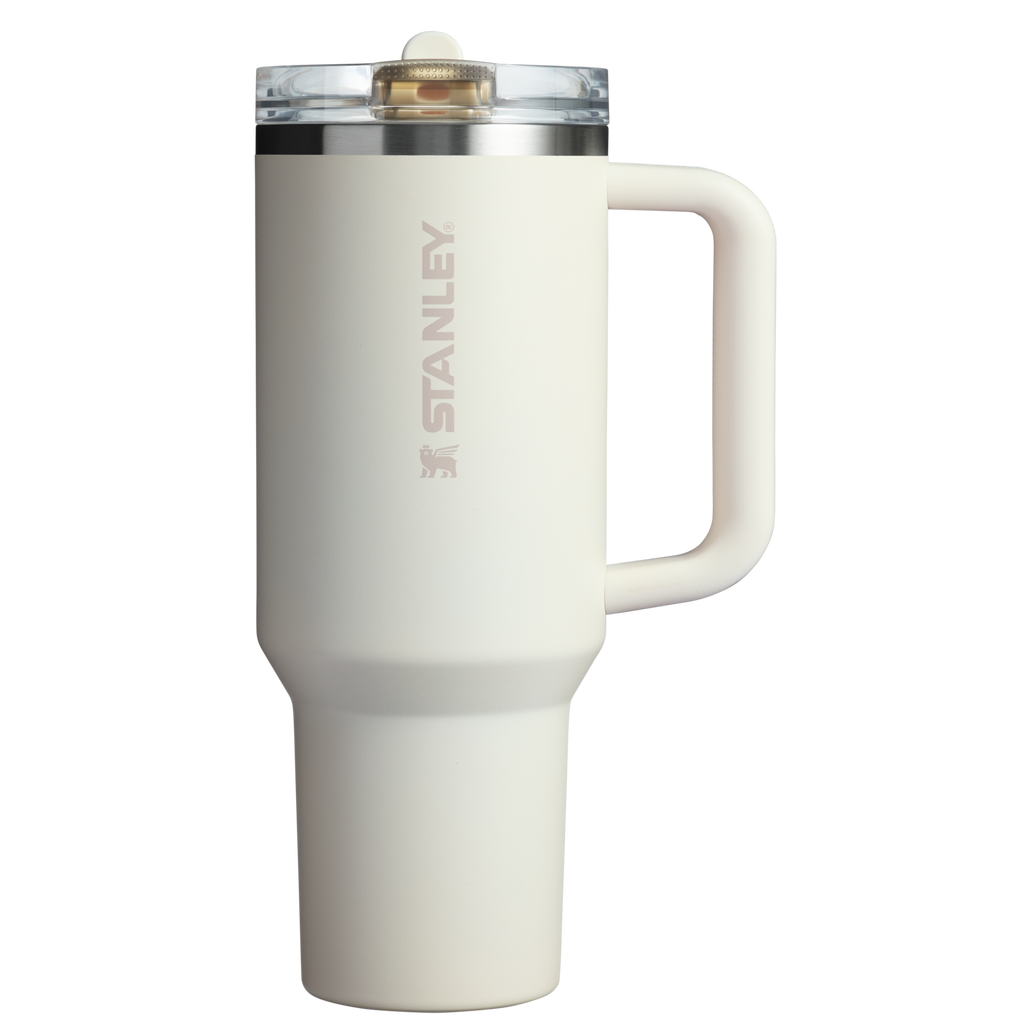 Stanley Quencher ProTour Flip Straw Tumbler 1.18L, Cream - front view