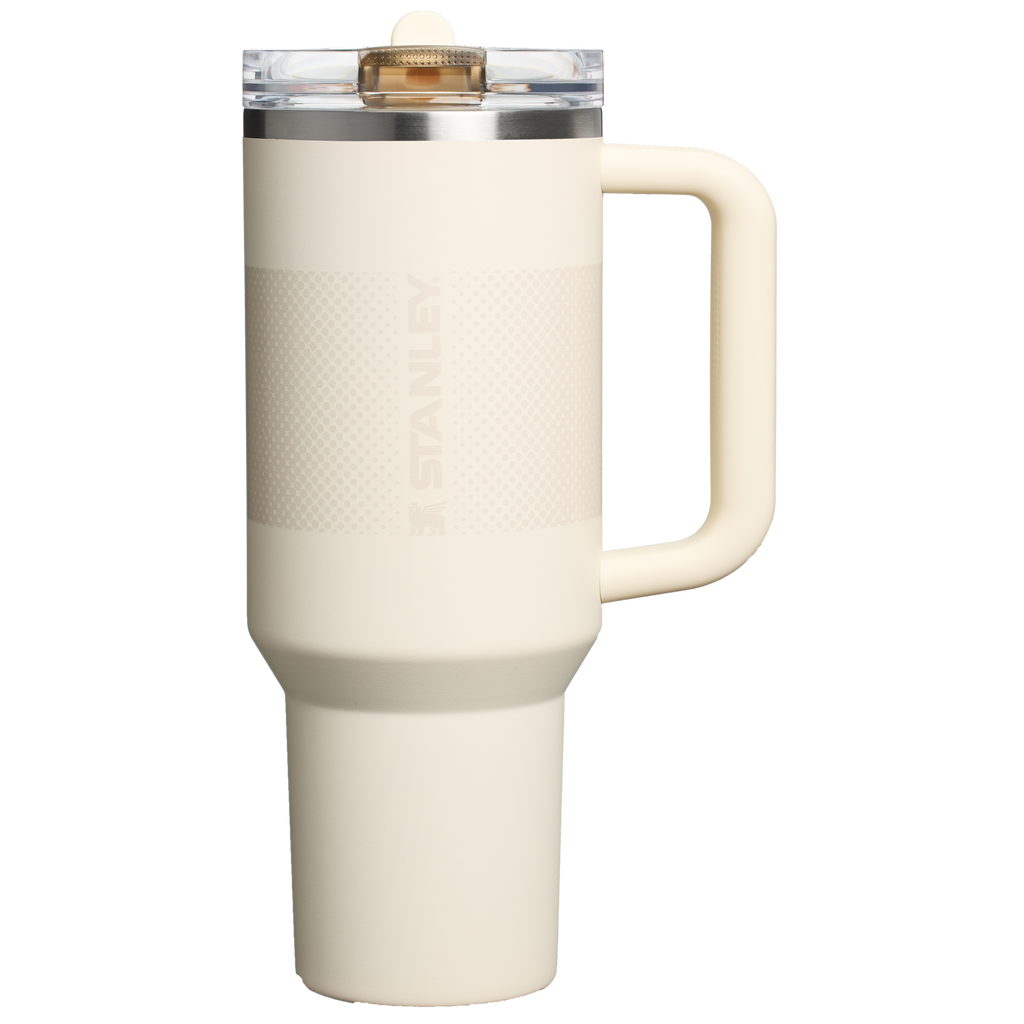 Stanley Quencher ProTour Flip Straw Tumbler 1.18L, Cream Fade - front view