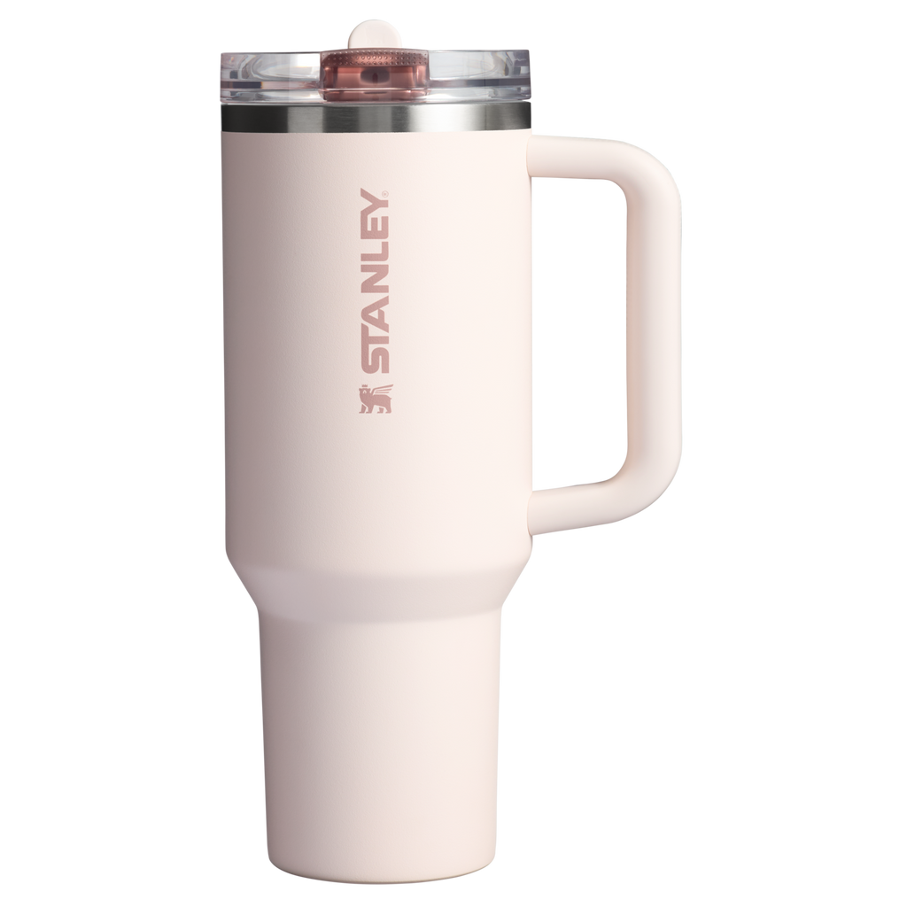 Stanley Quencher ProTour Flip Straw Tumbler 1.18L, Rose Quartz - front view
