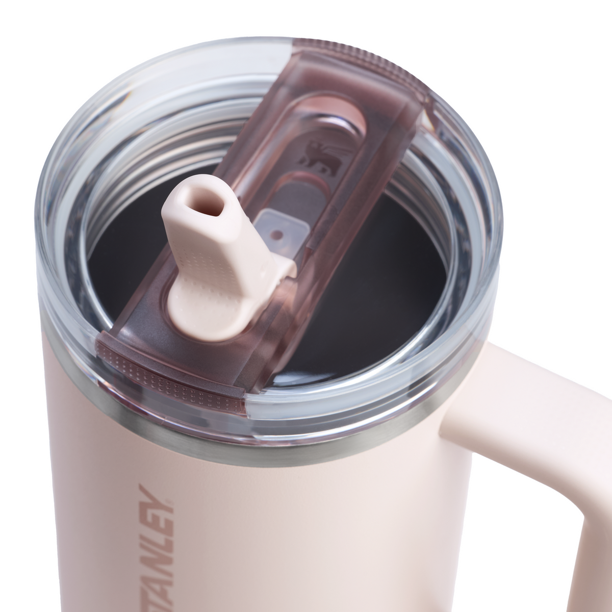 Stanley Quencher ProTour Flip Straw Tumbler 1.18L, Rose Quartz - lid detail