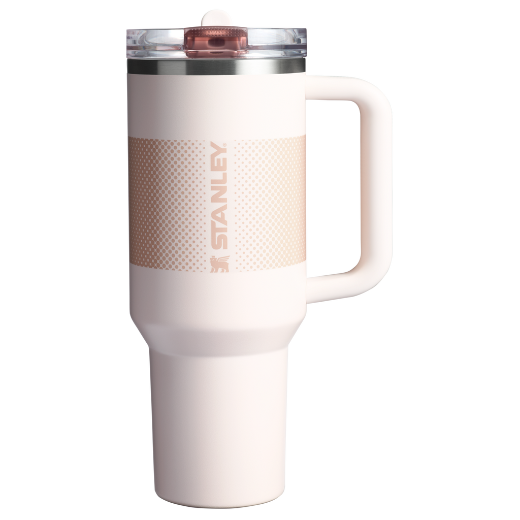 Stanley Quencher ProTour Flip Straw Tumbler 1.18L, Rose Quartz Fade - front view