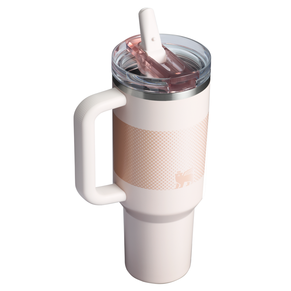 Stanley Quencher ProTour Flip Straw Tumbler 1.18L, Rose Quartz Fade - back view