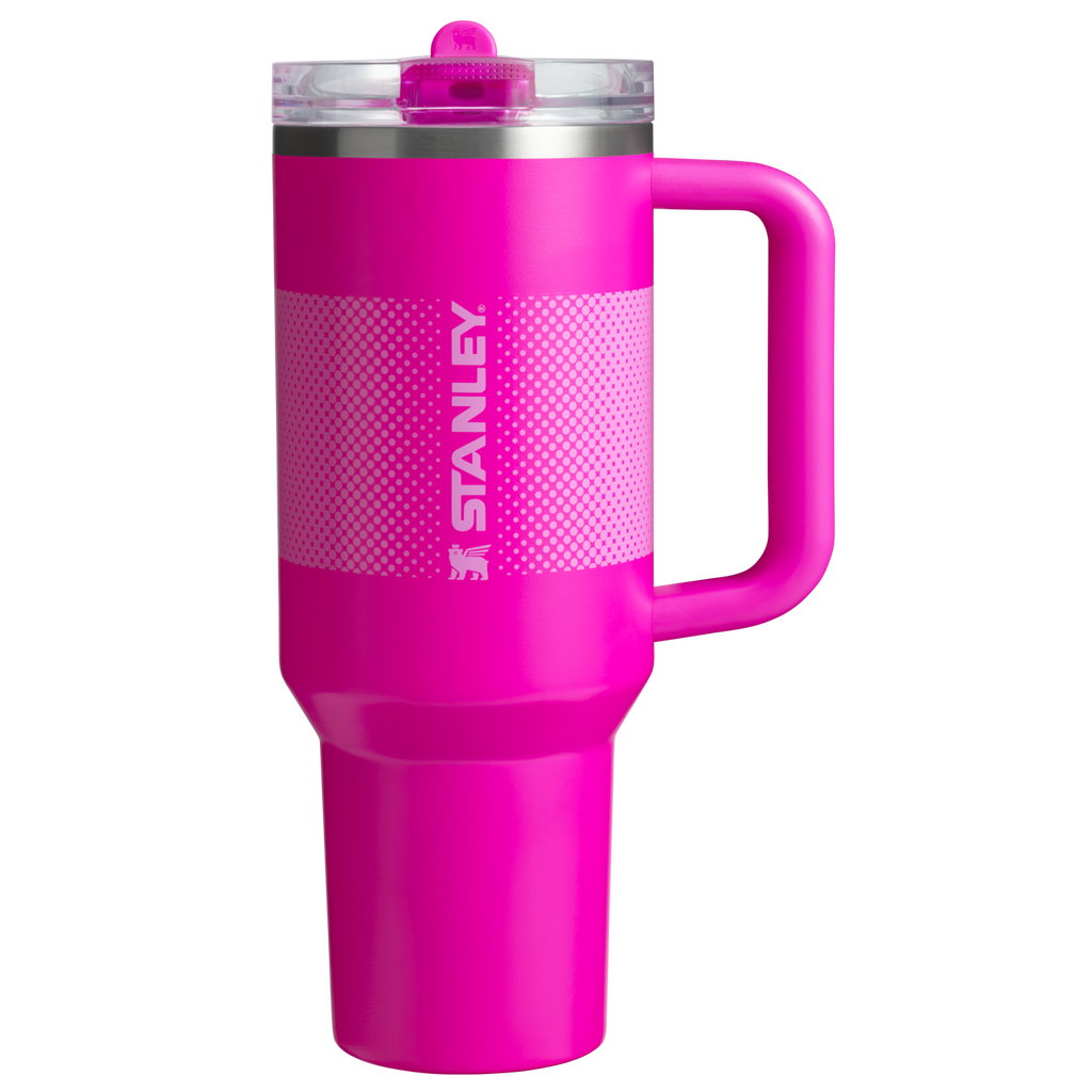 Stanley Quencher ProTour Flip Straw Tumbler 1.18L, Violet Blossom Fade - front view