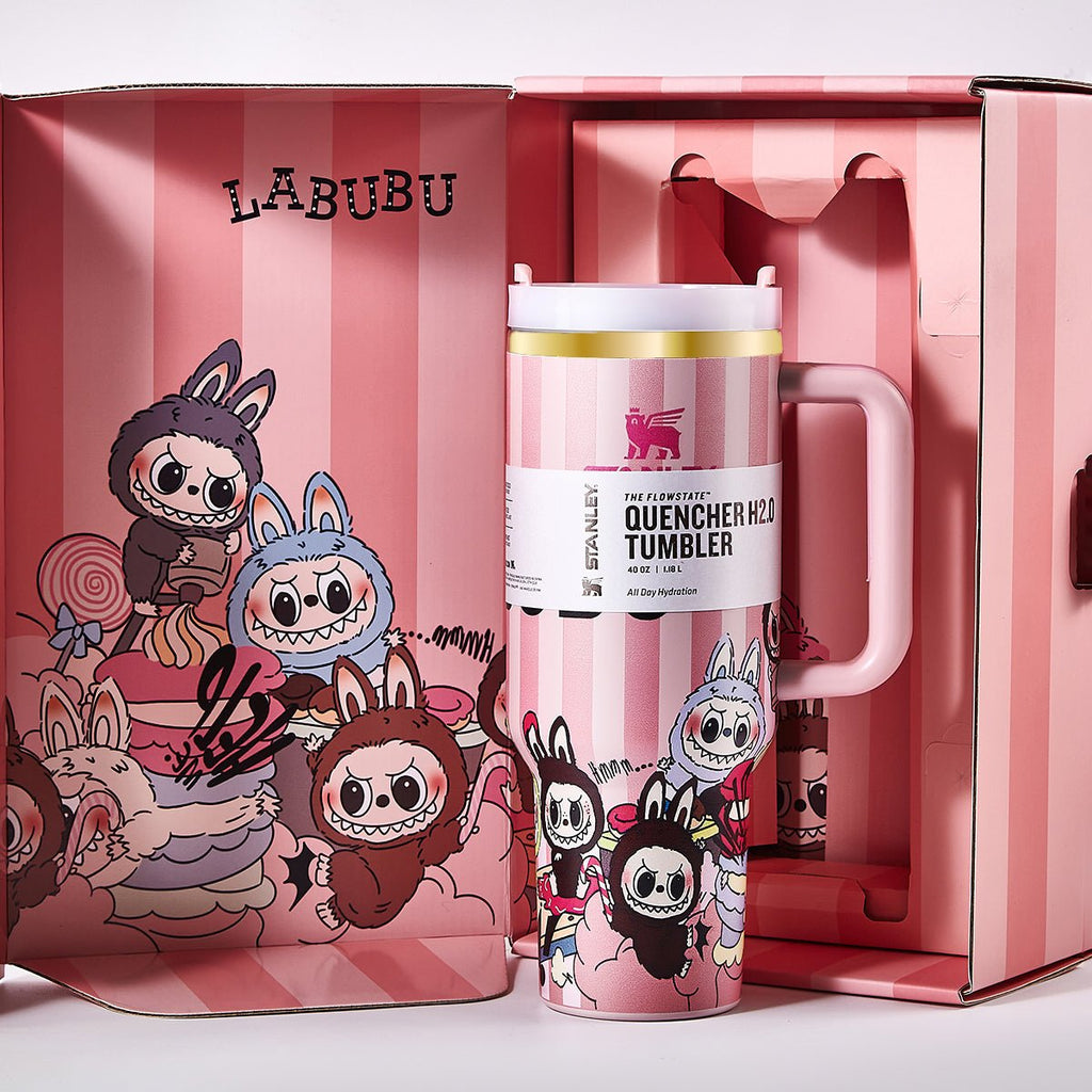 Stanley Quencher Tumbler with Labubu Design - image 4