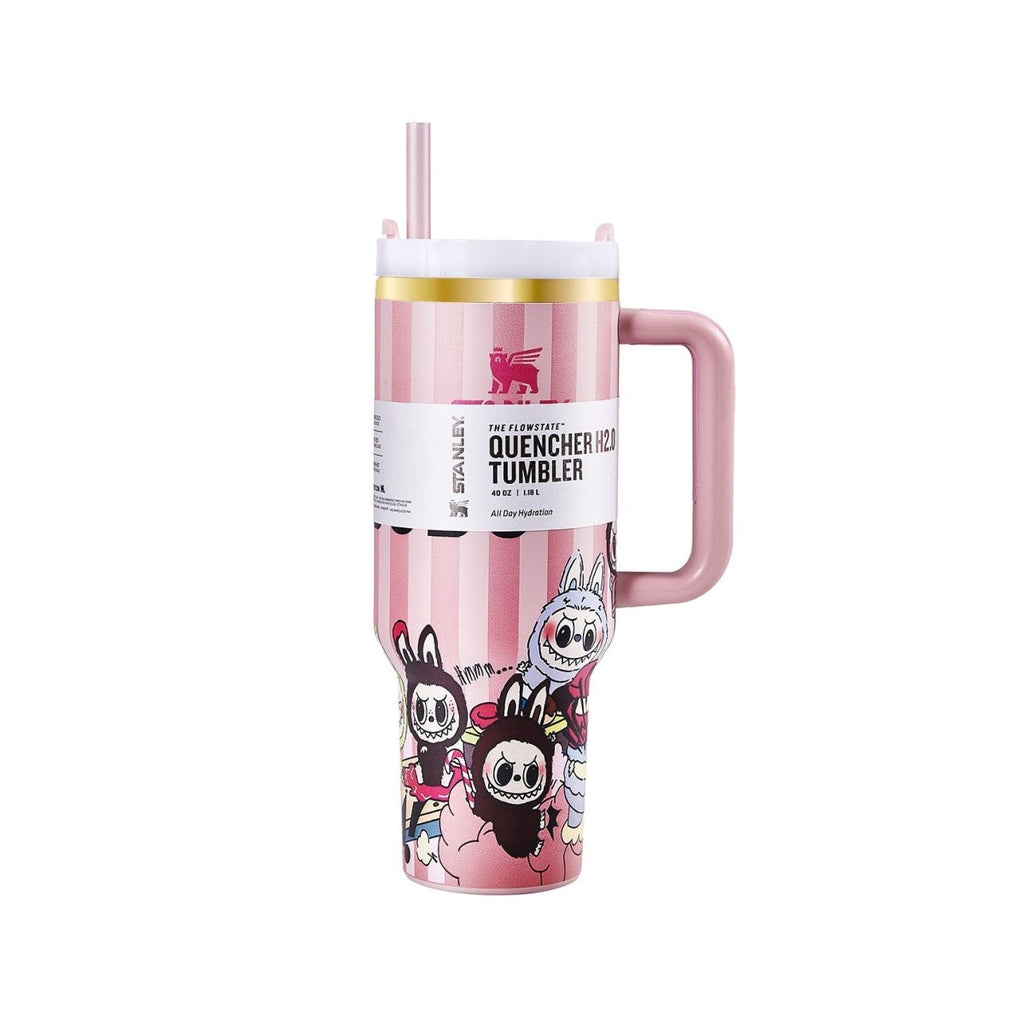 Stanley Quencher Tumbler with Labubu Design - image 3